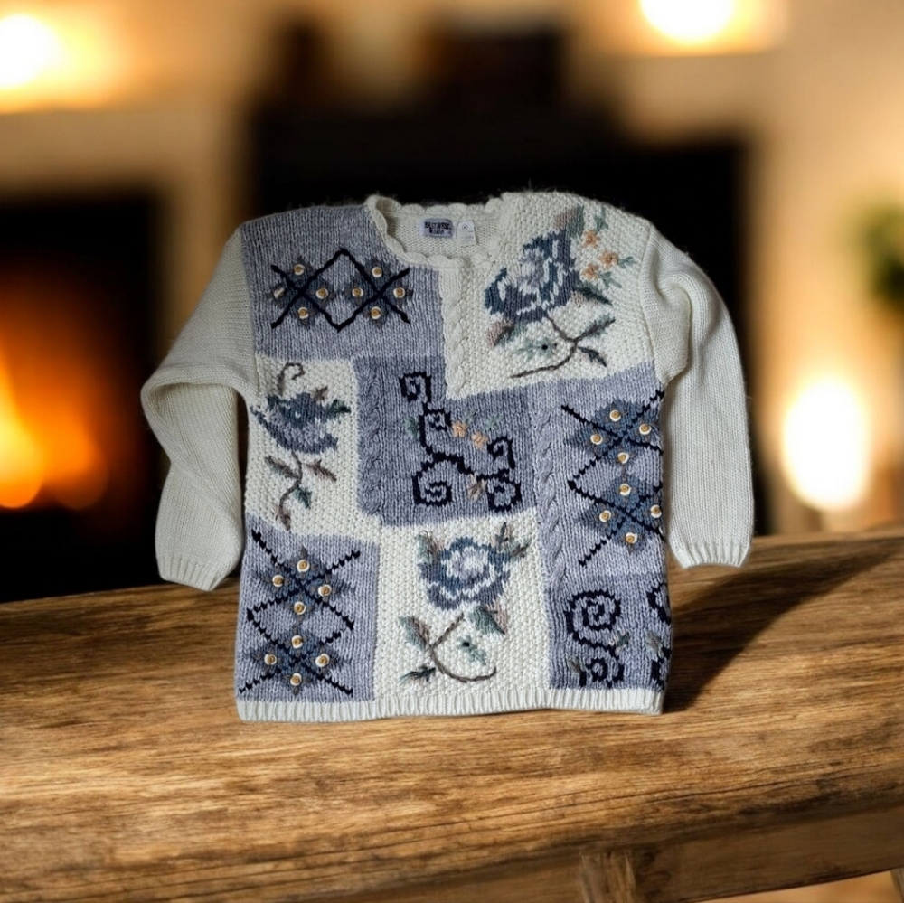 Vintage Patterned Sweater